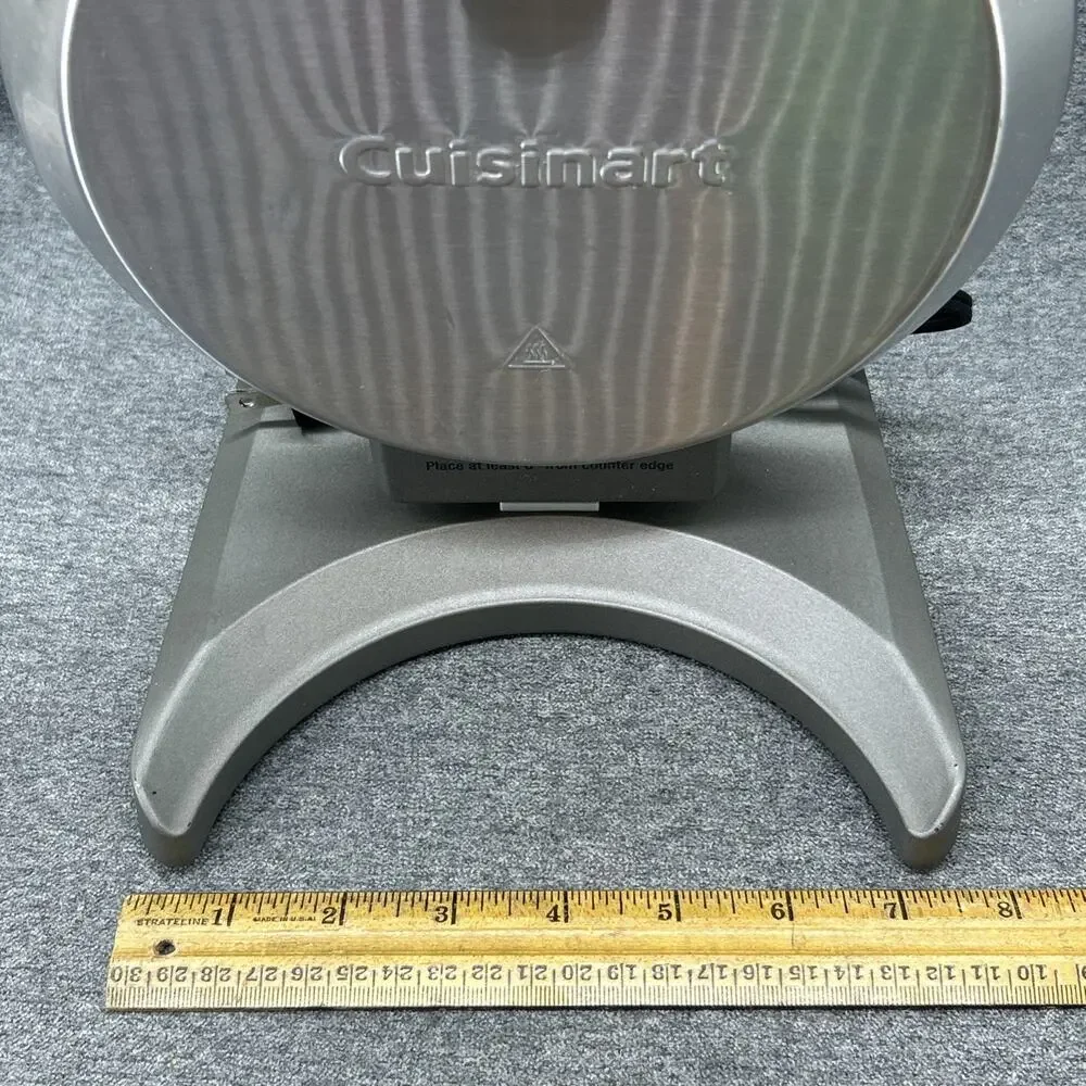 Cuisinart VWM-200PC1 Vertical Belgian Waffle Maker Stainless Steel Tested WORKS